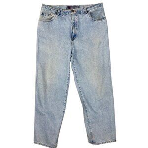 Vintage 90’s Structure jeans baggy fit tapered leg 38x30 light wash all cotton